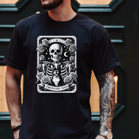 Frenchie Dad tarot tee