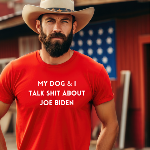 My dog & I talk shit about Joe Biden MENS