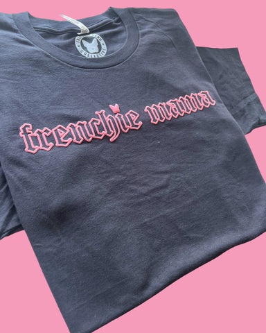 Frenchie Mama grey tee